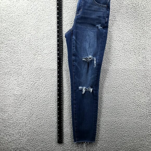 AMERICAN EAGLE Womens Size 0 SHORT Dream Curvy Hi-Rise Distressed Jegging Jeans - Picture 16 of 16